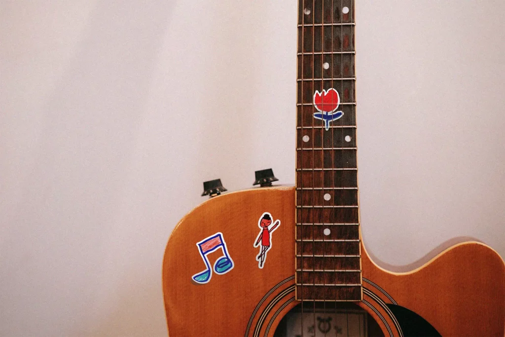 Adislaf-Stickers guitarra